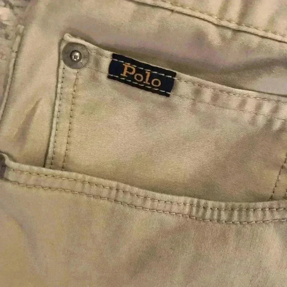 Polo Ralph Lauren Mens Khaki Pants36x30 Acutal size is 38x29 Bootcut - Picture 3 of 7